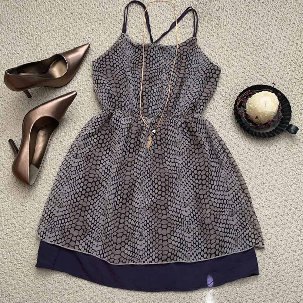 Ya Los Angeles Blue Snake Print Dress - Picture 2 of 16